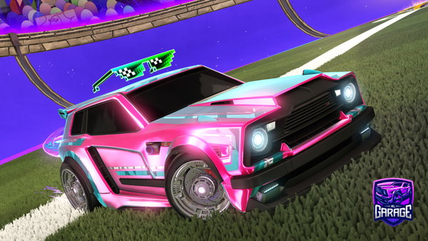 A Rocket League car design from hardve