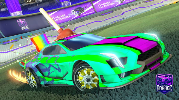 A Rocket League car design from Matgames1112