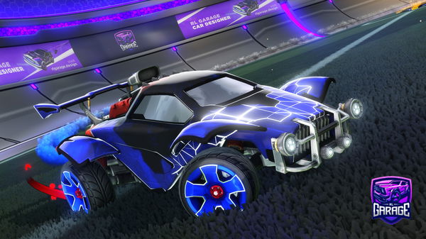 A Rocket League car design from glitchyrl