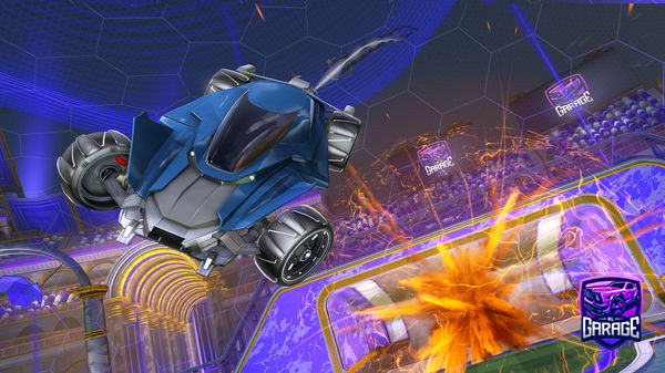 A Rocket League car design from ThaPurplePanda