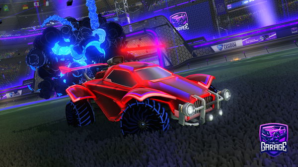 A Rocket League car design from raven10