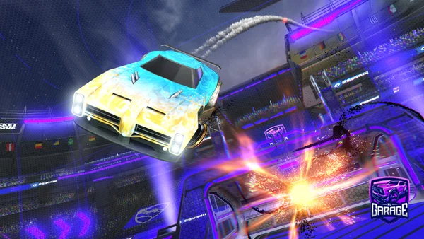 A Rocket League car design from Freestyling-Diamond