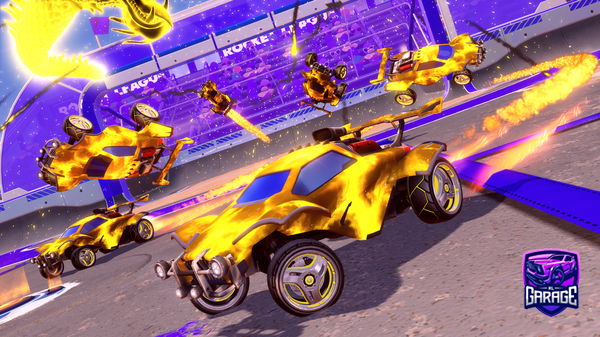 A Rocket League car design from Fantasmin09