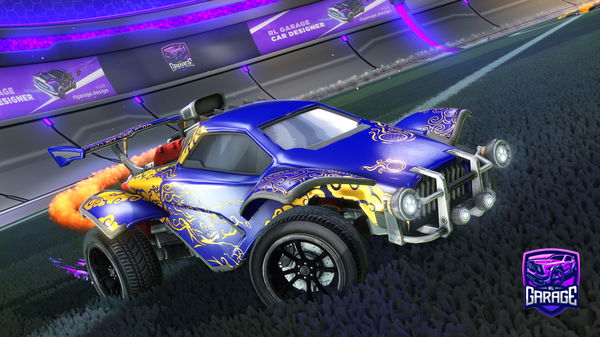 A Rocket League car design from zamu_20