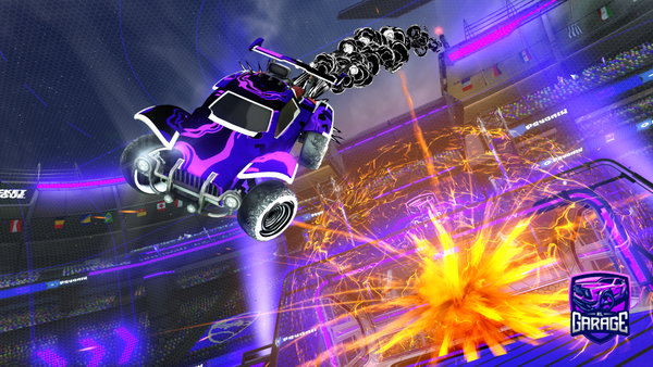 A Rocket League car design from simba27