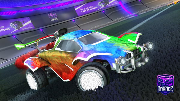 A Rocket League car design from Isksieiifgifj