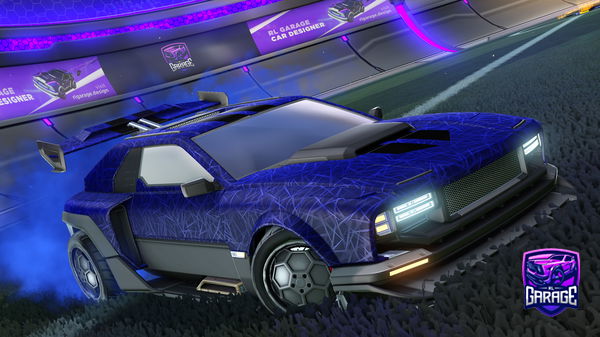 A Rocket League car design from Hamburgler