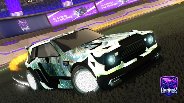 A Rocket League car design from Electroxical