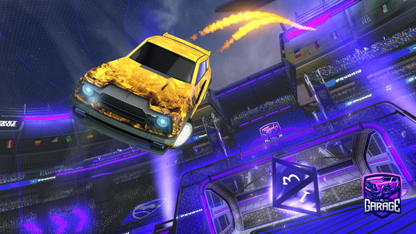 A Rocket League car design from 4zn