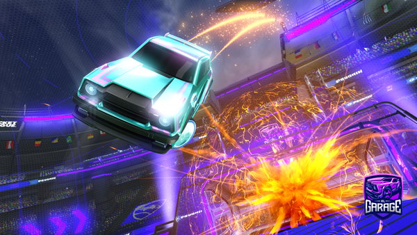 A Rocket League car design from fgqhsns