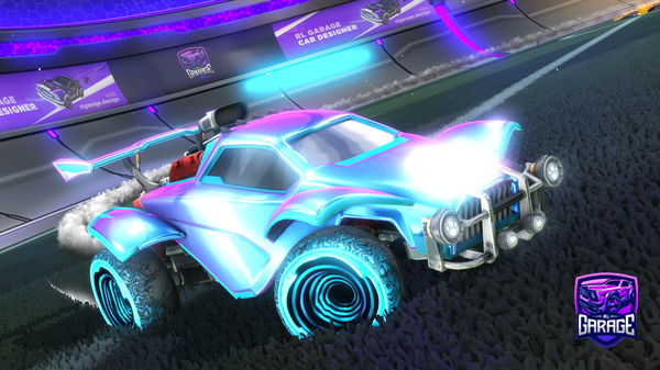 A Rocket League car design from Alesoco12