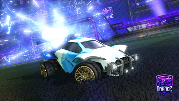 A Rocket League car design from SushiBae