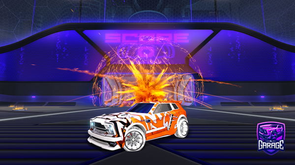 A Rocket League car design from Puma95