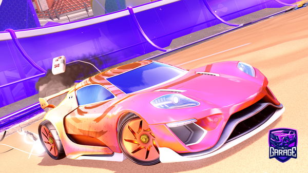 A Rocket League car design from Jeldan_Teh