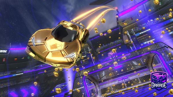 A Rocket League car design from Micasgamer1