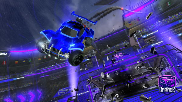 A Rocket League car design from Wolfcubisme