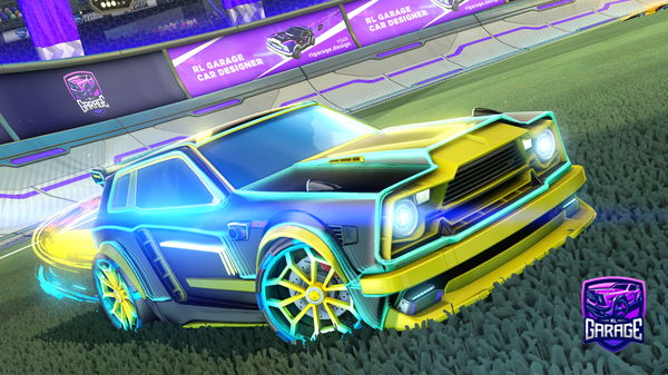 A Rocket League car design from KDKNABB