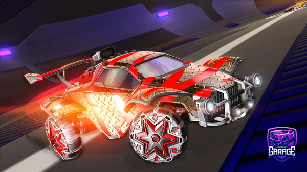 A Rocket League car design from Jugra