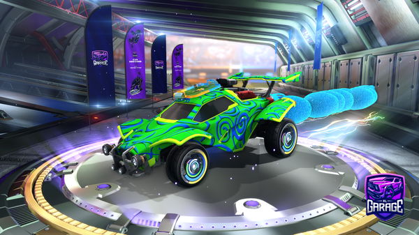 A Rocket League car design from Garou_DzZ