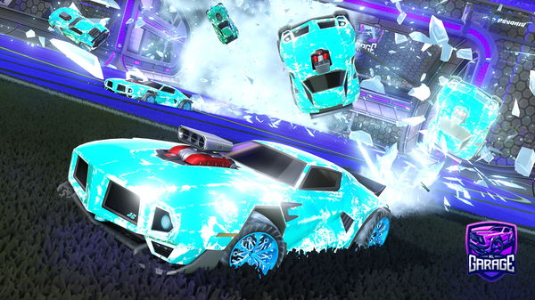 A Rocket League car design from Wolfego28