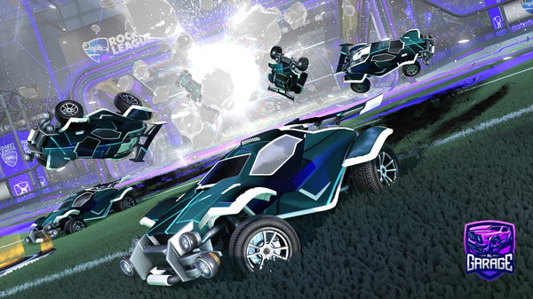A Rocket League car design from Cursive04
