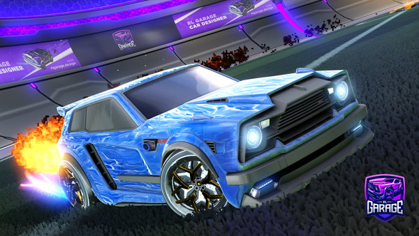 A Rocket League car design from WarGeFM