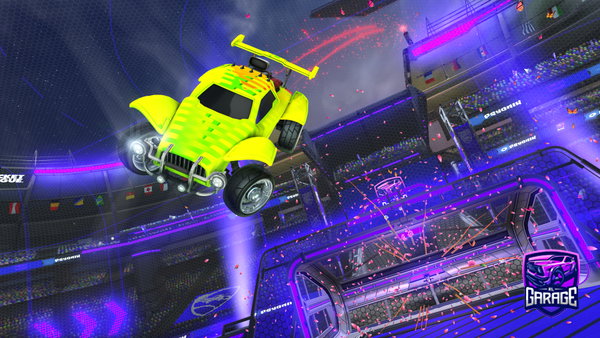 A Rocket League car design from Bridgett