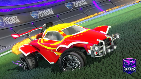 A Rocket League car design from Teom101