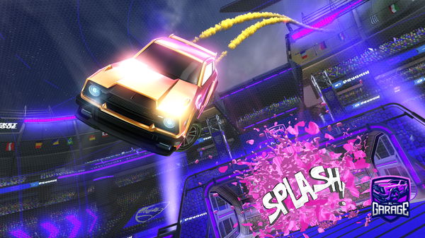 A Rocket League car design from Baahzin