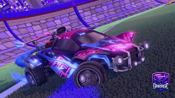 A Rocket League car design from Axelrd143