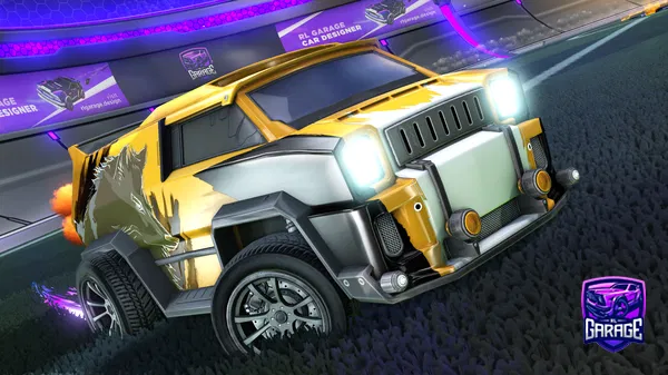 A Rocket League car design from Aqua28