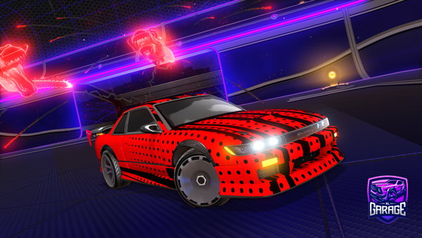 A Rocket League car design from Warpcreator
