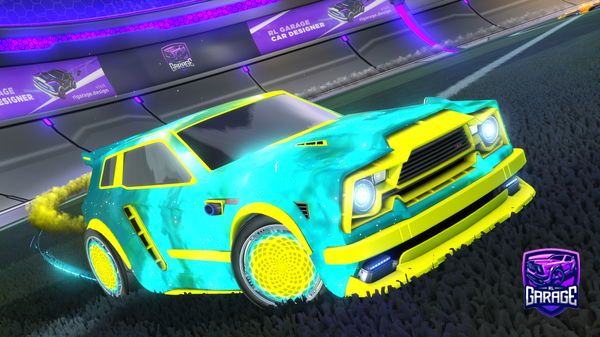 A Rocket League car design from JumboNL