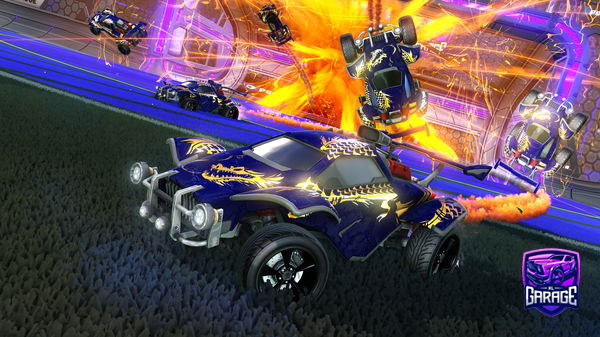 A Rocket League car design from ttv-Edwinfishy