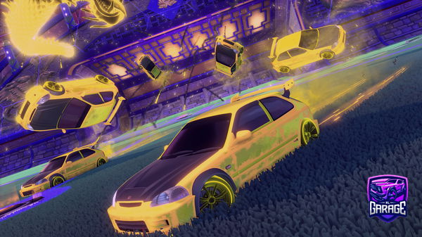 A Rocket League car design from DarkKai51