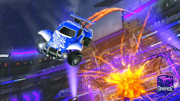A Rocket League car design from Jacsaw