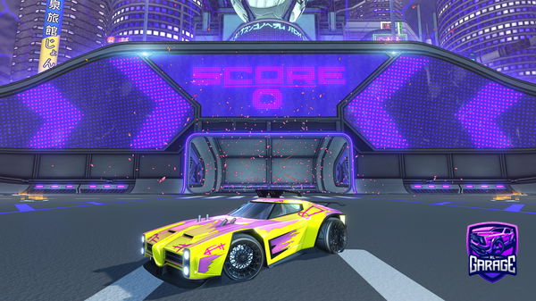A Rocket League car design from Kdthenoob