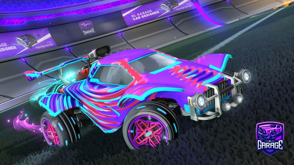 A Rocket League car design from ChappyDaBoi3