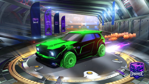 A Rocket League car design from Rtxgaming