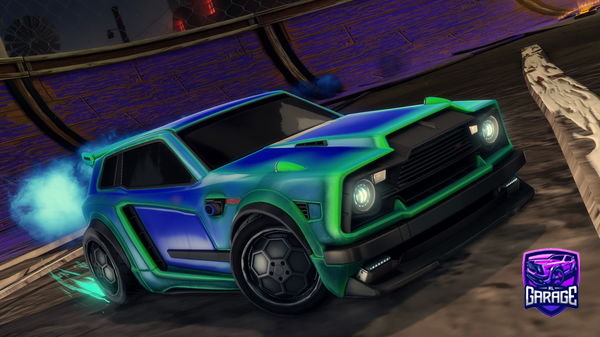 A Rocket League car design from Finn150909