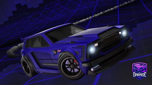 A Rocket League car design from Corgidog333