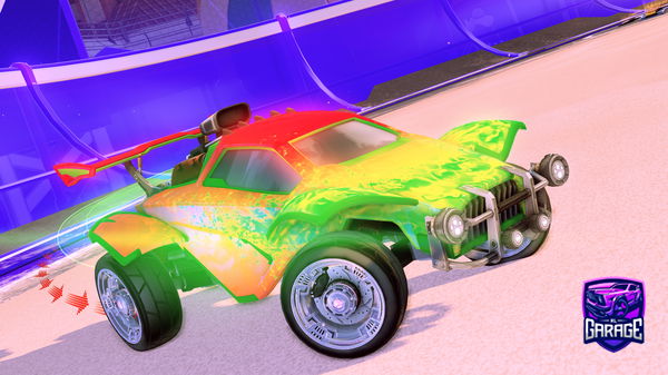 A Rocket League car design from Dewsk5