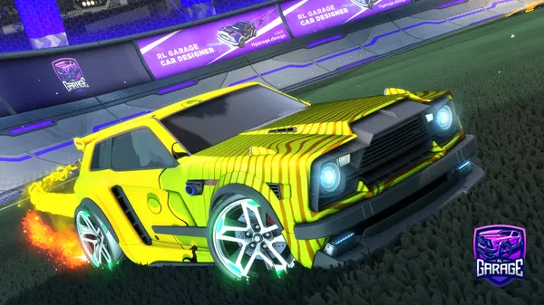 A Rocket League car design from jompan32