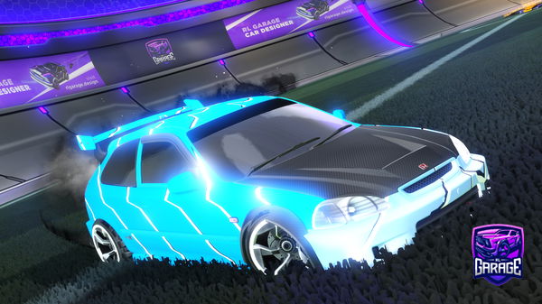 A Rocket League car design from Kazzui