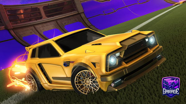 A Rocket League car design from PantherRosko