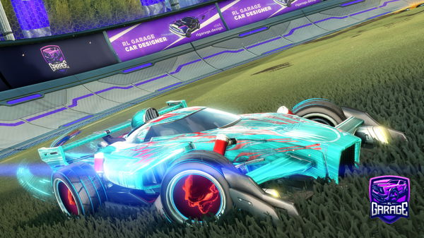 A Rocket League car design from Treble