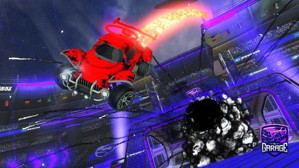 A Rocket League car design from Aroxyt