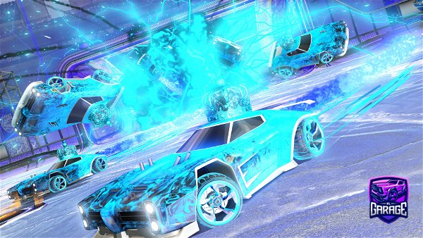 A Rocket League car design from cyber_protocol
