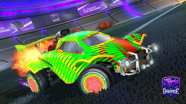 A Rocket League car design from ymhc2006