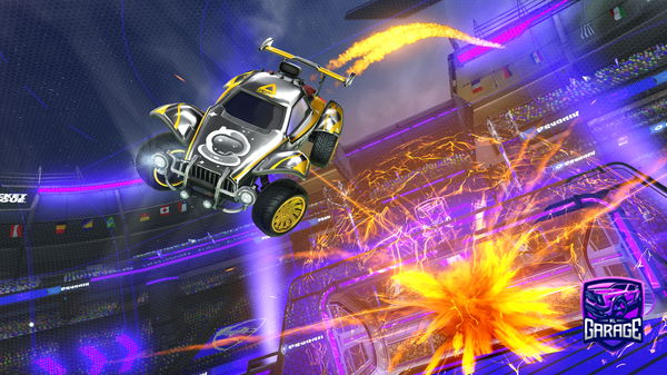 A Rocket League car design from RaccoonsYum